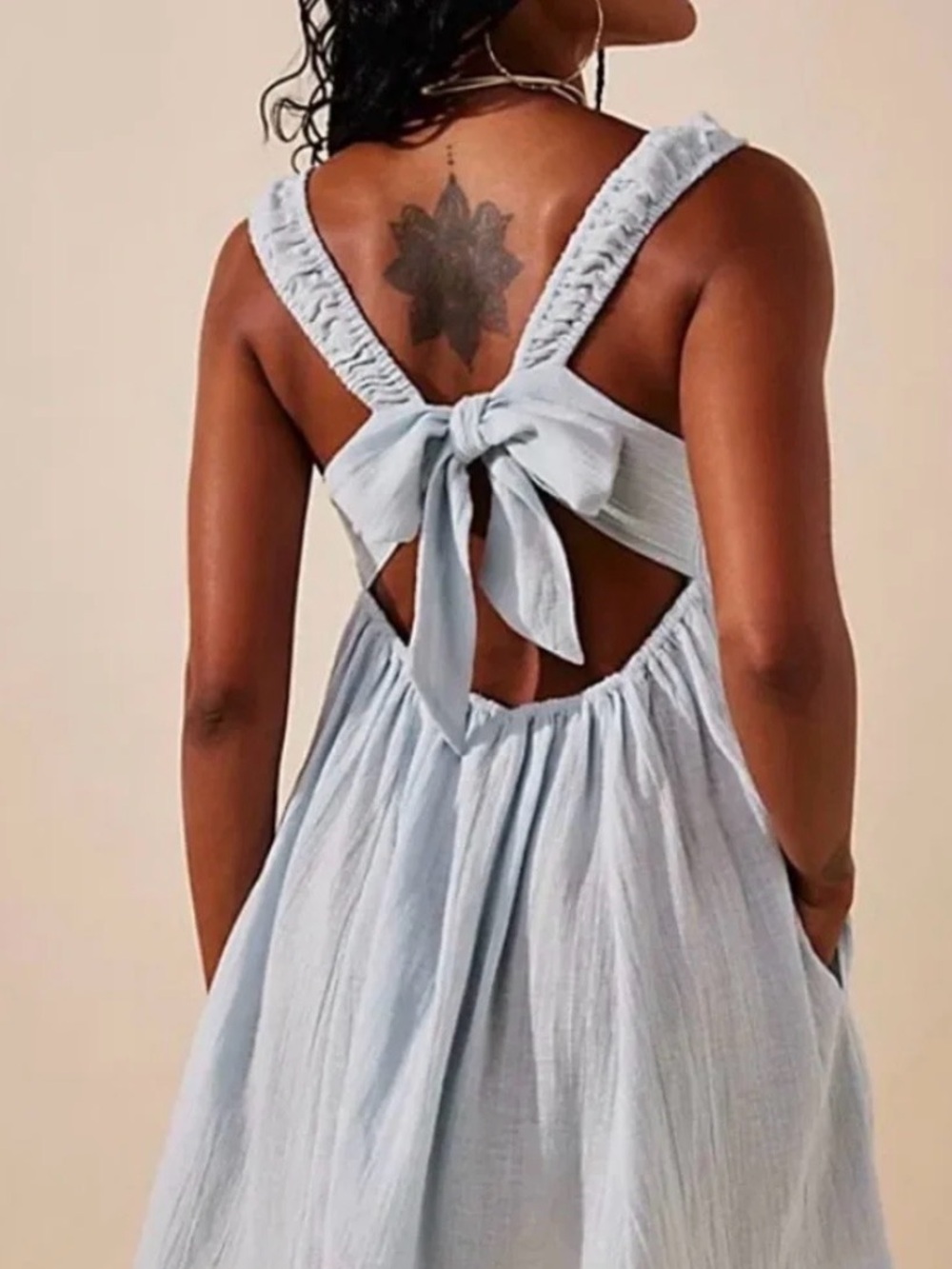 Free People Ruched Mini Dress - Picture 7 of 8
